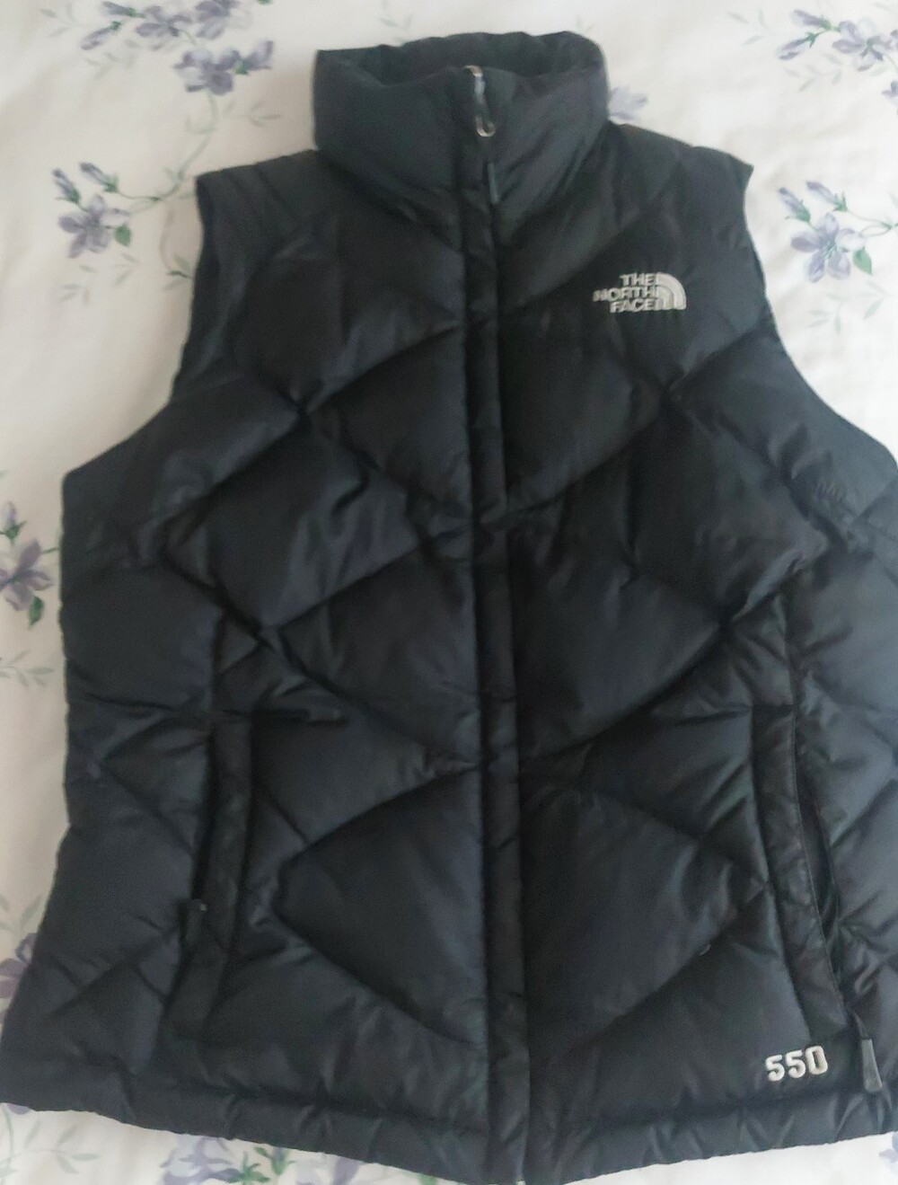 The North Face Black Women's Quilted Down Vest - 550 Insulation